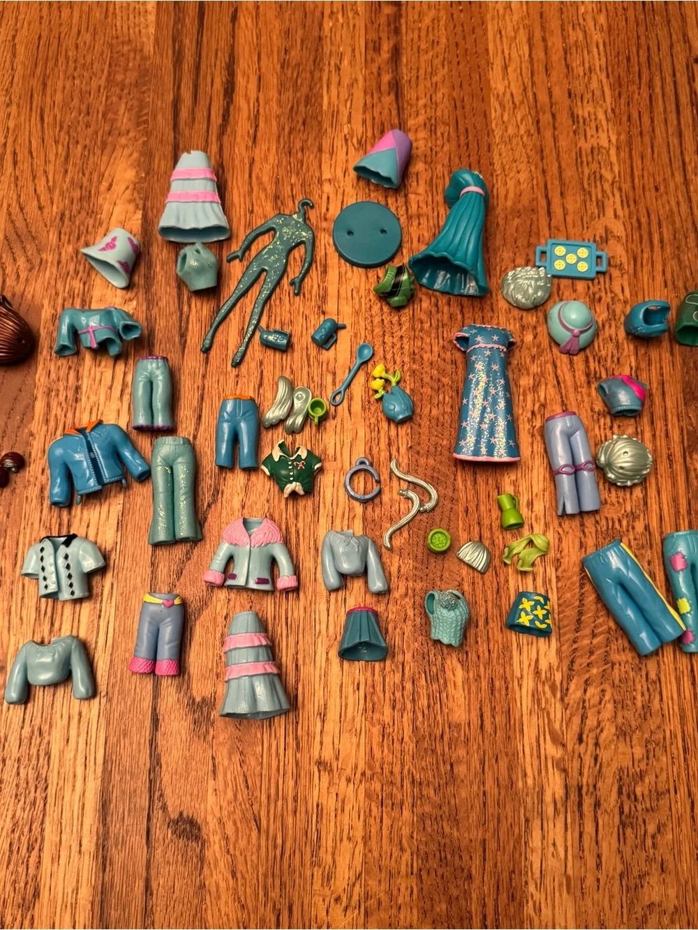 Vintage Y2K Mattel Fashion Polly Pocket Clothing & Accessory Lot